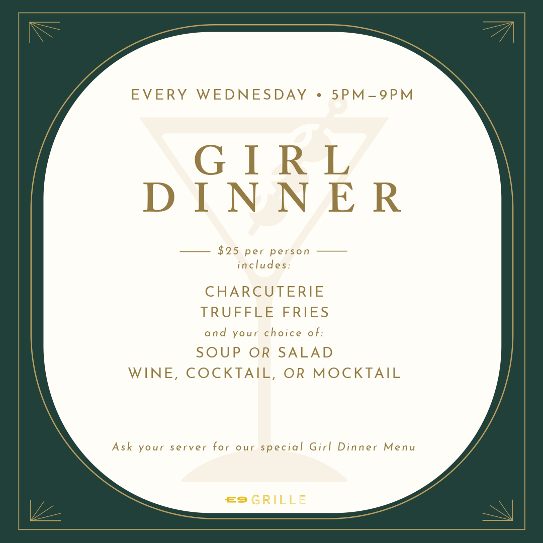 girl dinner flyer